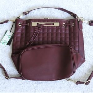 Convertible Vegan Leather Bag